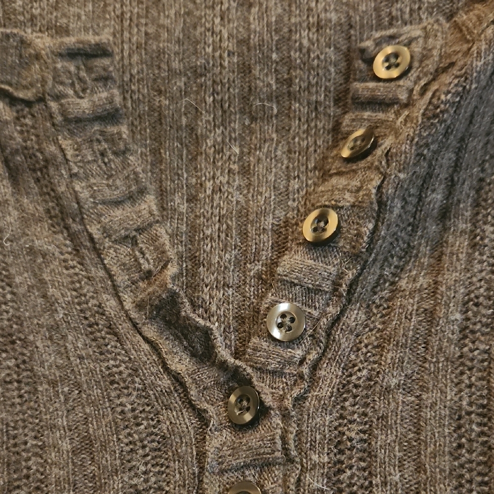 Mossimo Supply Co. Chocolate V-Neck Sweater - Picture 2 of 7